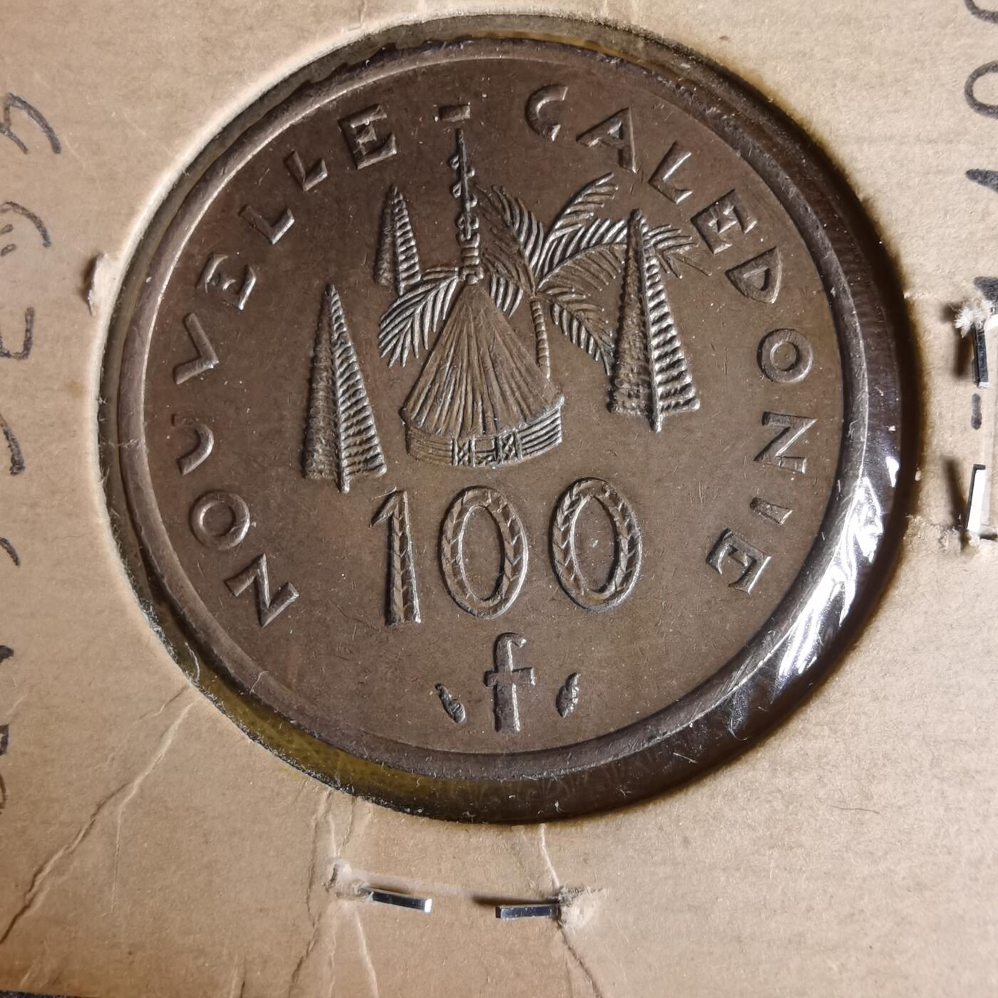 沼泽如烟--第1061场 法属新喀里多尼亚1984年100法郎