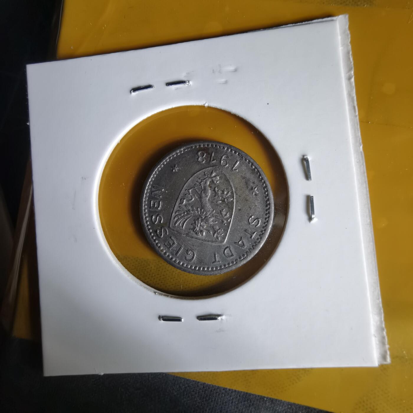 沼泽如烟--第1061场 德国吉森1918年10芬尼紧急货币（Notgeld）