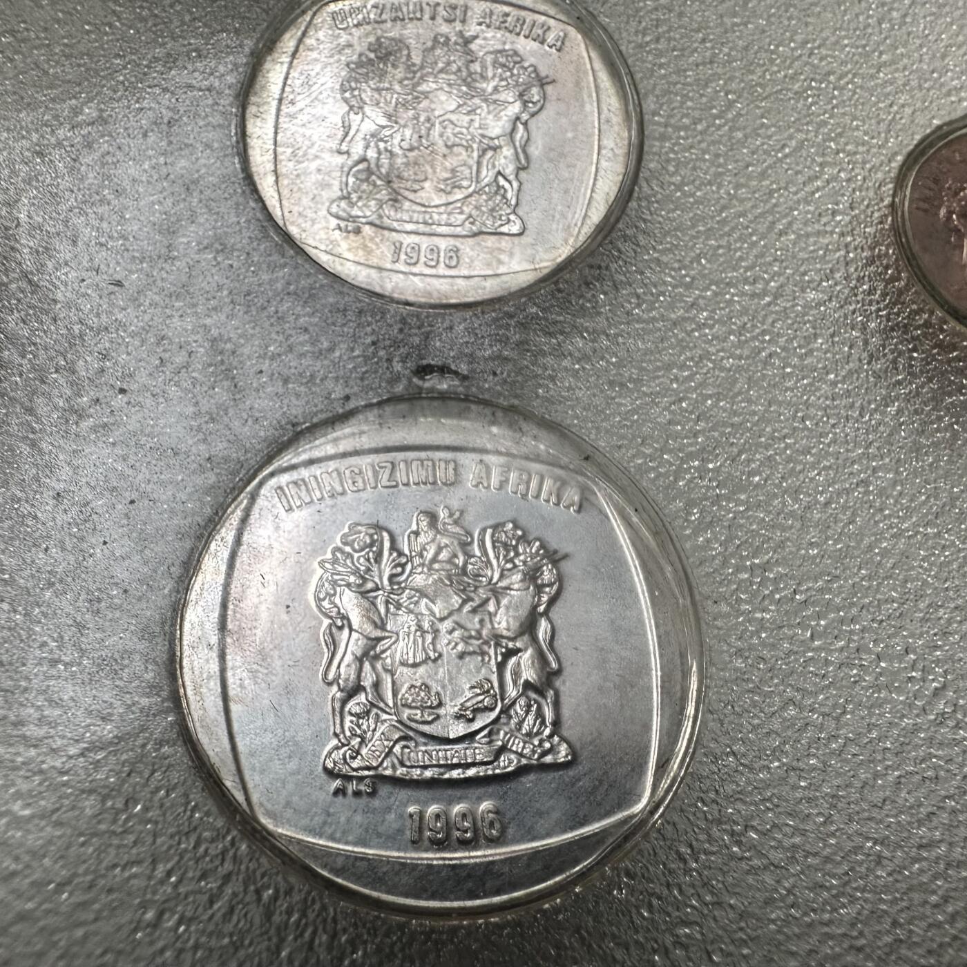 🌹外币初藏🌹🐯2026年第44场   每周二四六晚8️⃣点  世界硬币 南非 1996年 流通硬币套装 原厂包装