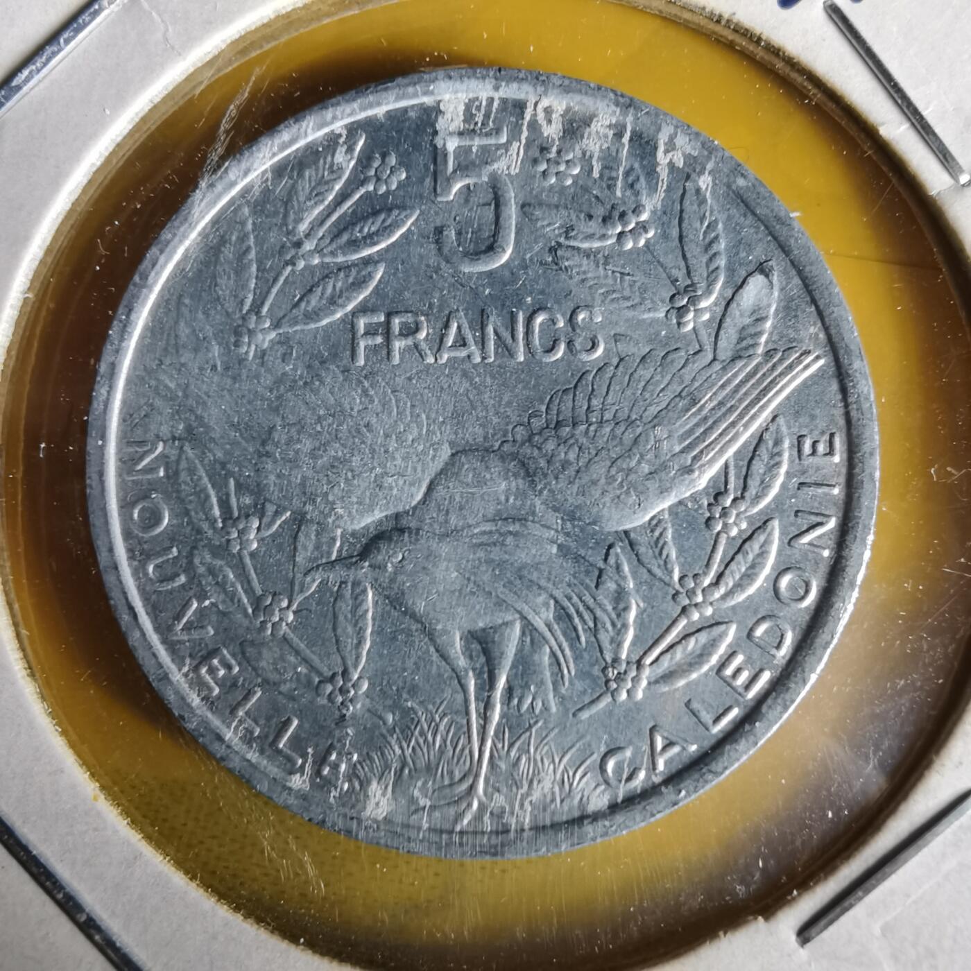 沼泽如烟--第1061场 法属新喀里多尼亚1991年5法郎