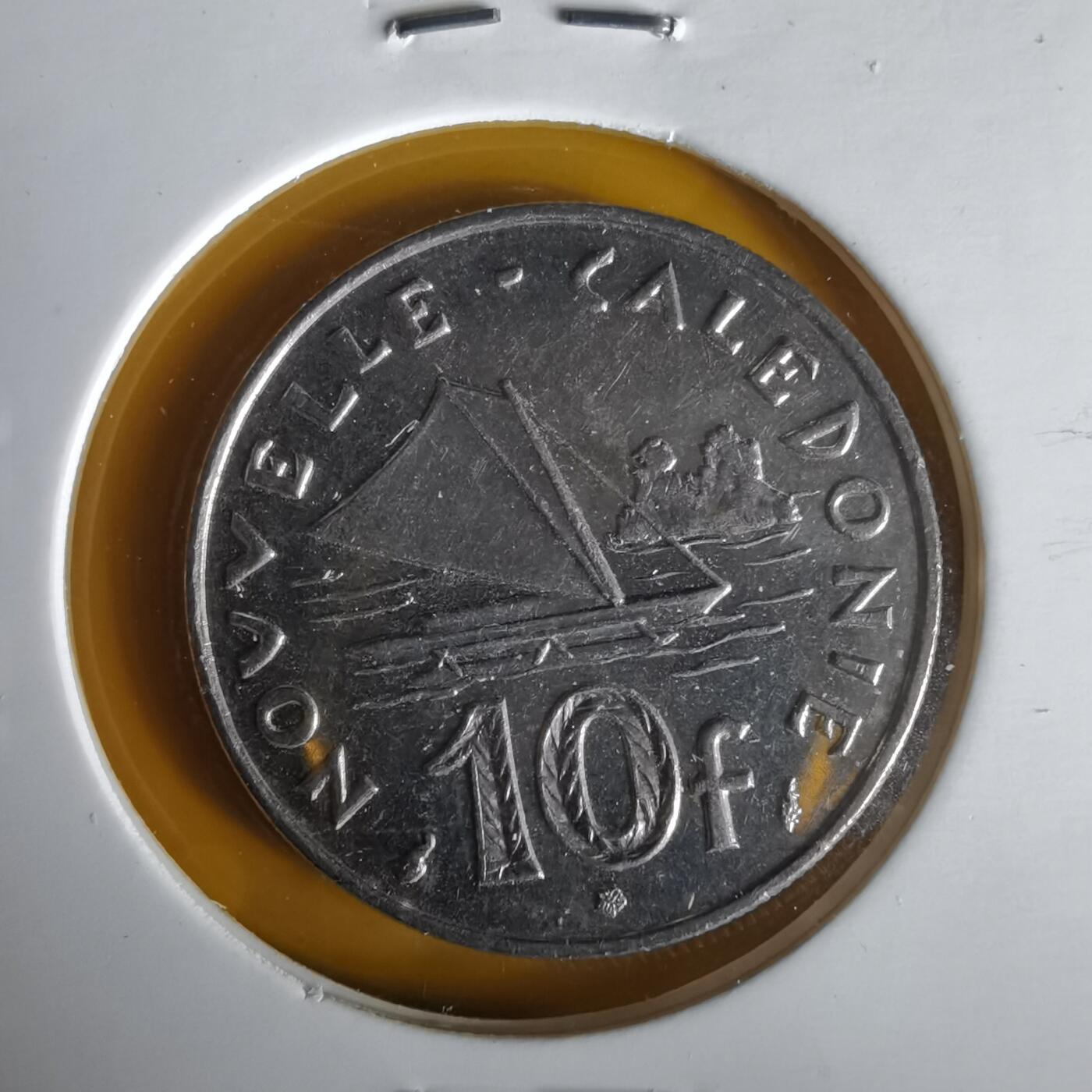 沼泽如烟--第1061场 法属新喀里多尼亚1989年10法郎