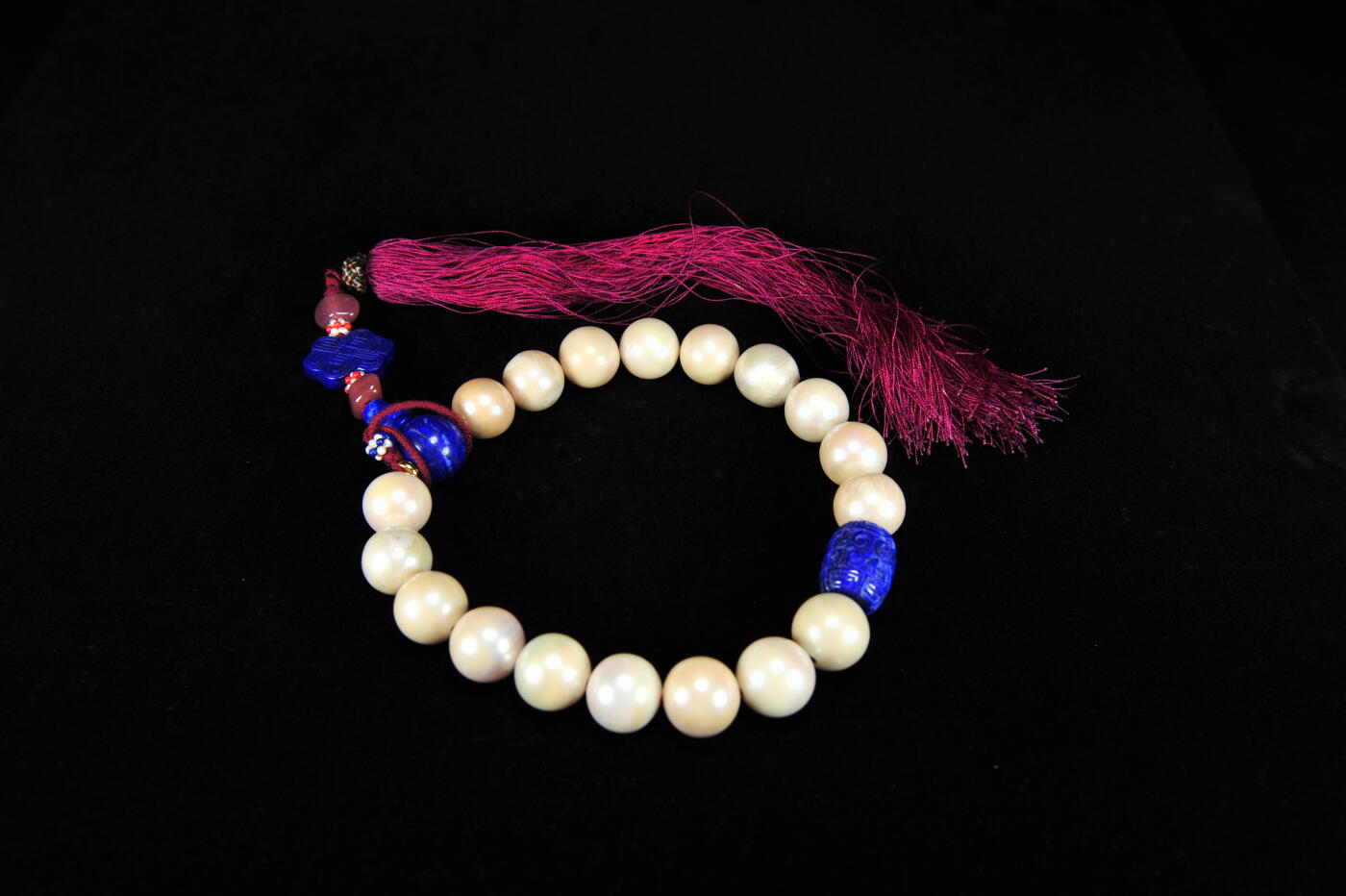 碧月说宝.雪域莲花开（二） 清代 东珠十八子手持