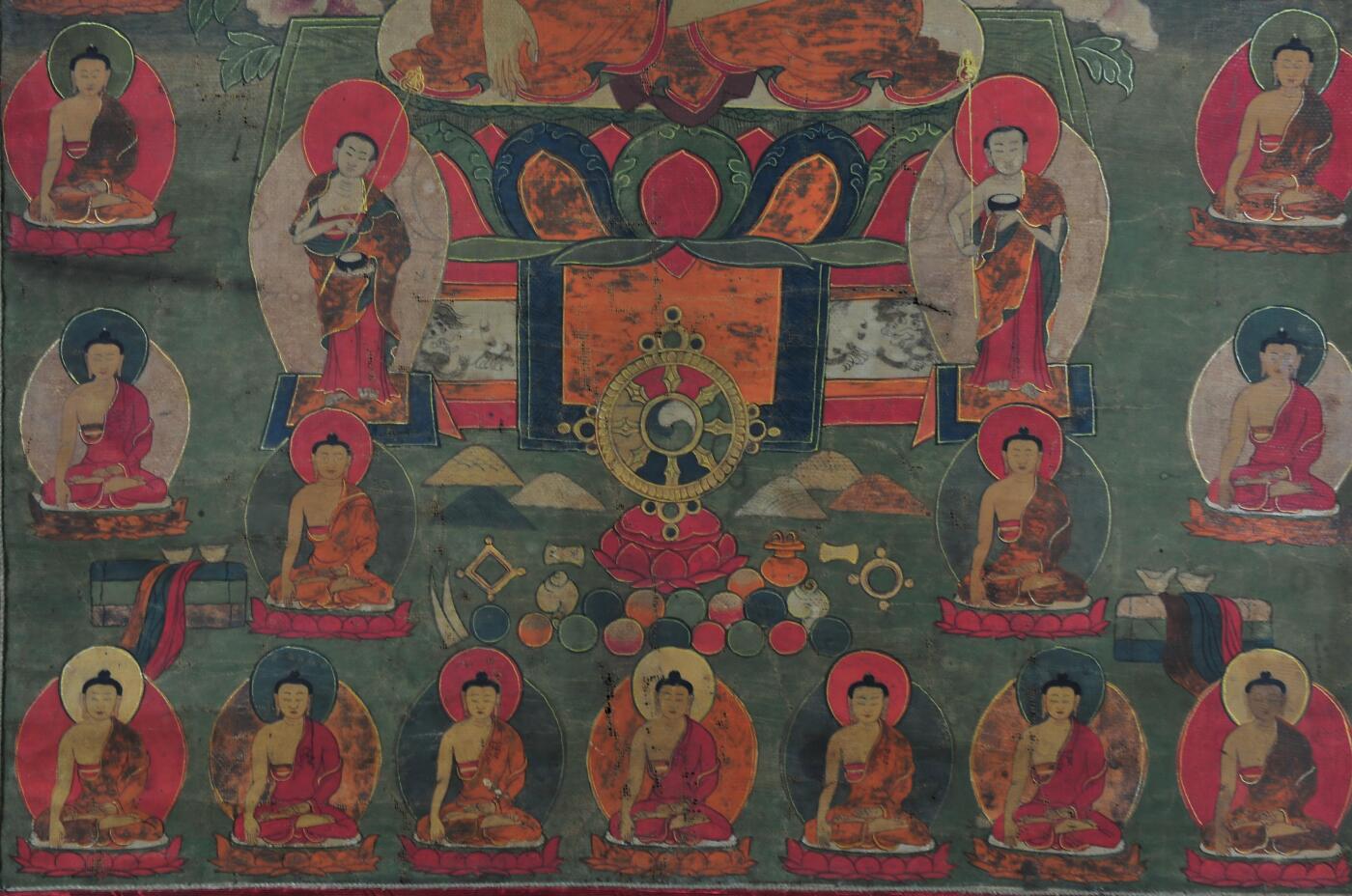 碧月说宝.雪域莲花开（二） 清代中期 三十五佛唐卡