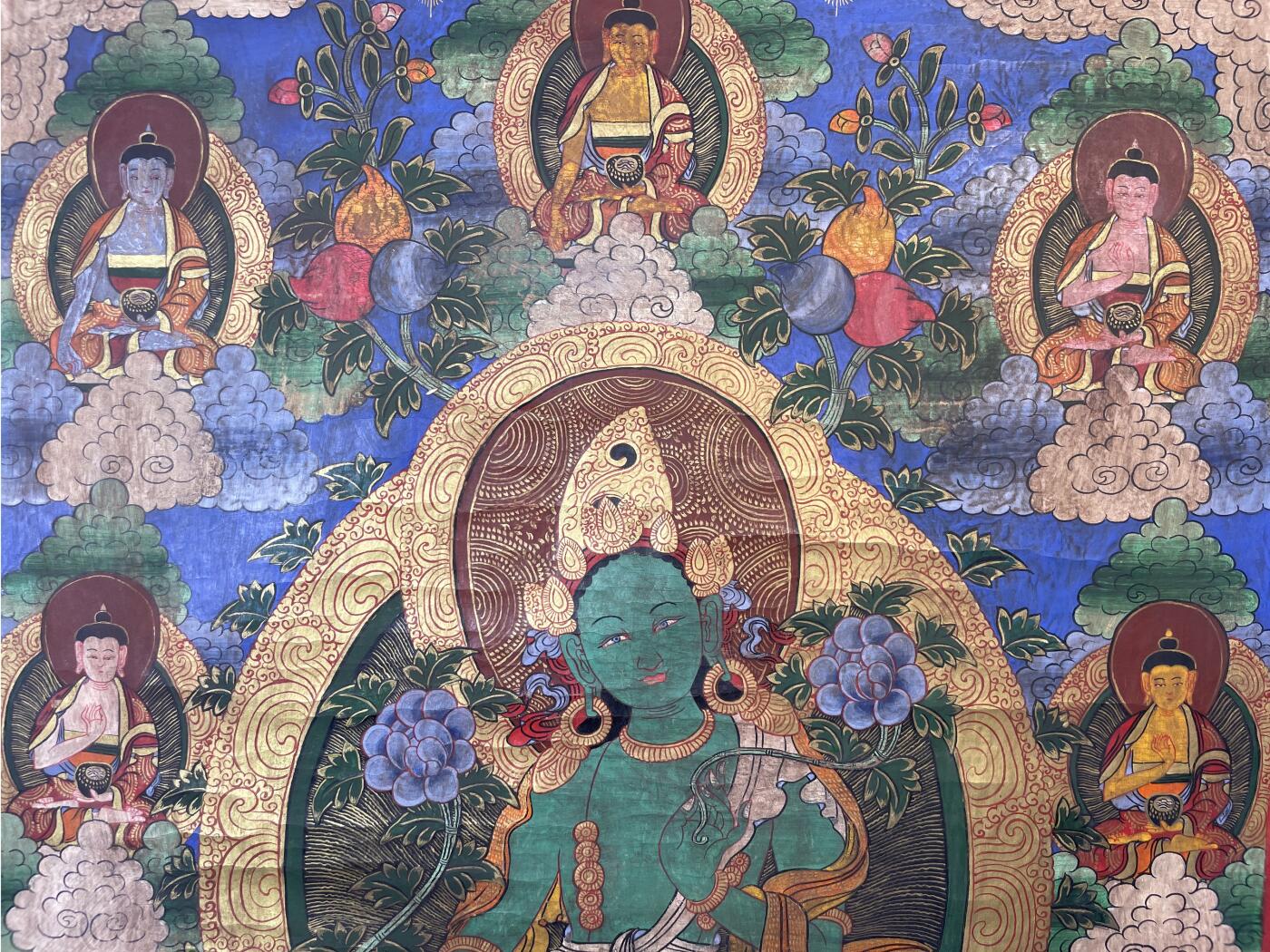 碧月说宝.雪域莲花开（二） 清代 绿度母唐卡