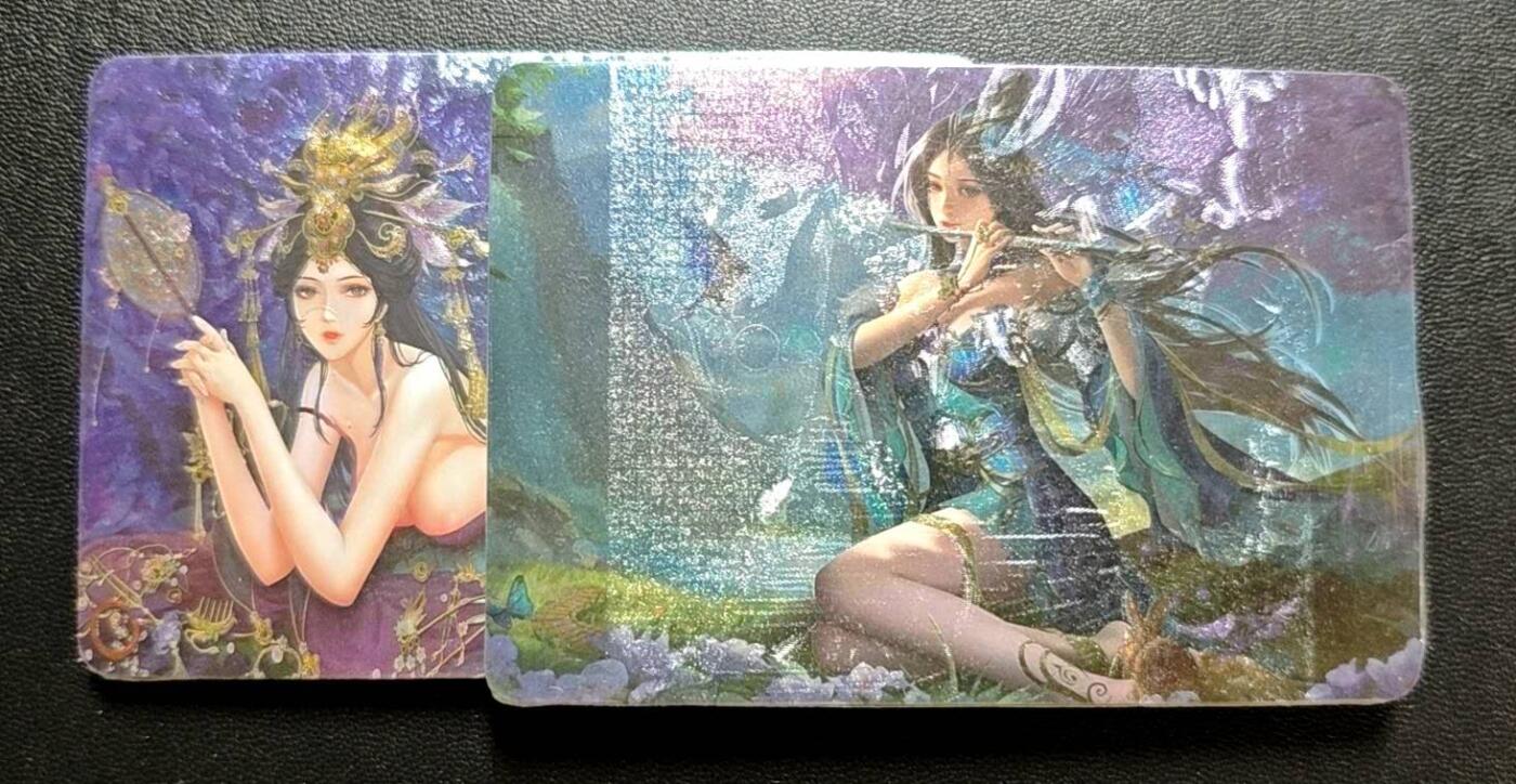 天玑星卡拍第188期《4.20周一截拍》持续收拍收评中 满赠卡需备注 宁缺卡牌 古风美女 粗闪 两包未拆封