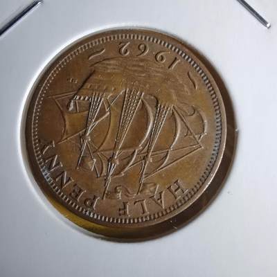 沼泽如烟--第1060场 英国1962年半便士