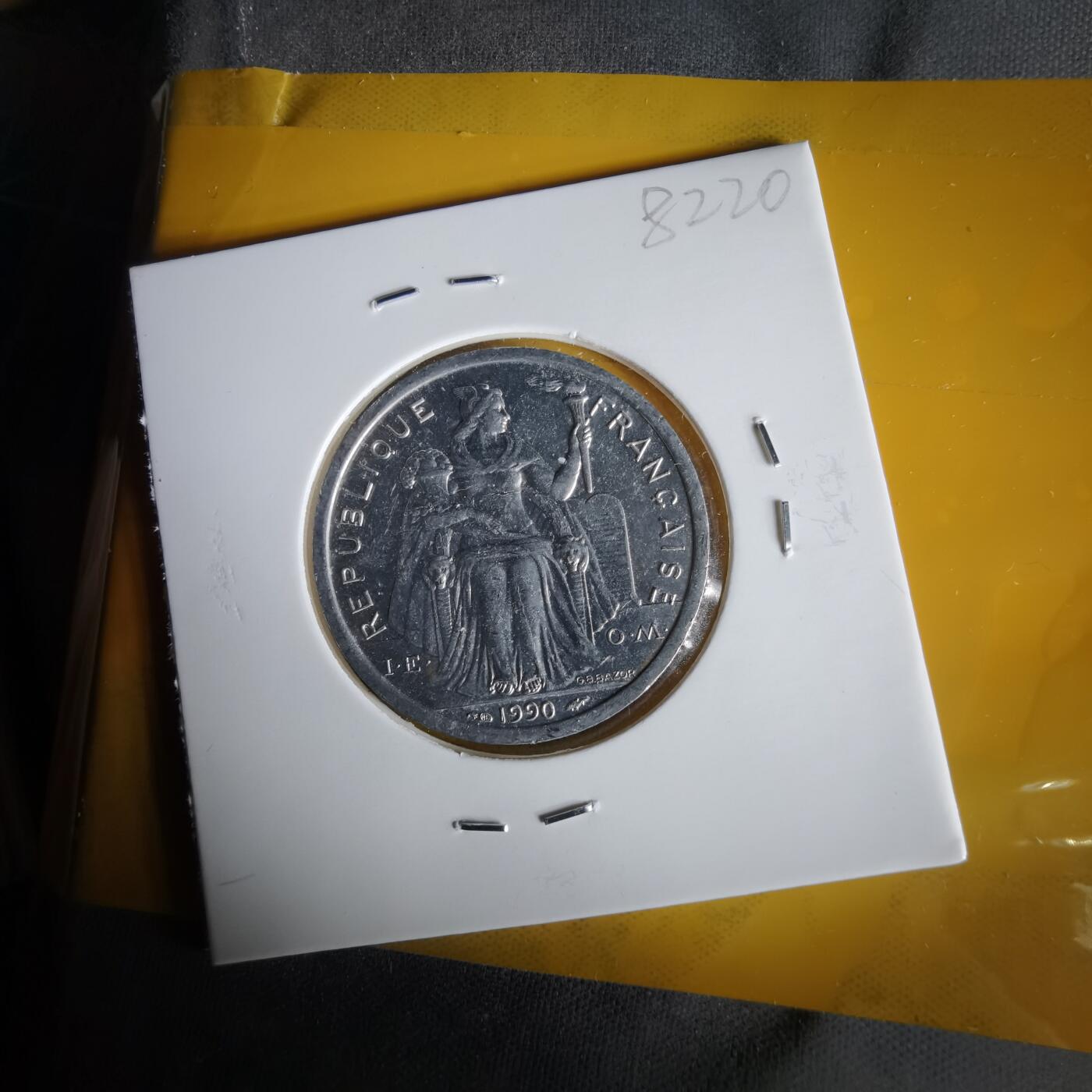 沼泽如烟--第1061场 法属新喀里多尼亚1990年2法郎