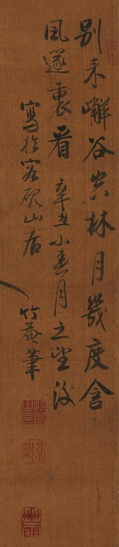 碧月说宝. 近现代书画专场（十） 梁基 竹石双憩