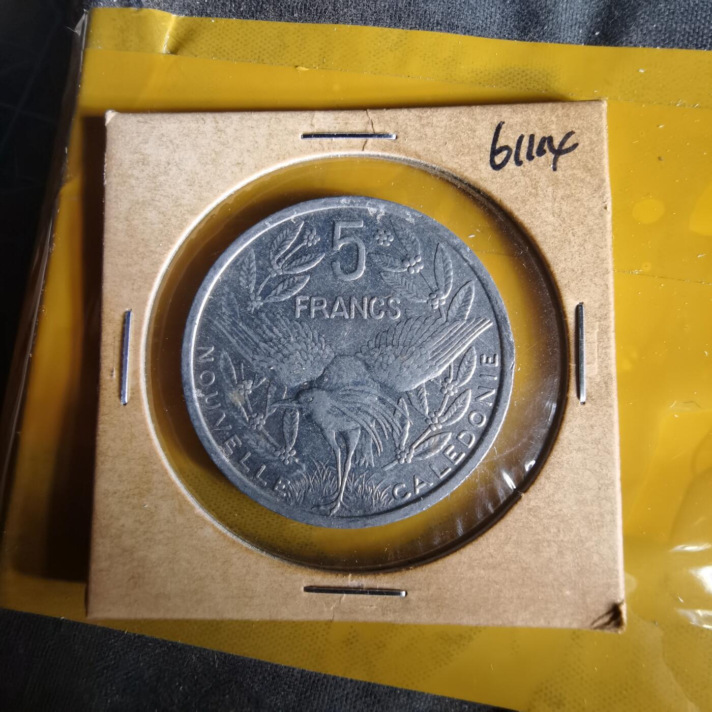 沼泽如烟--第1061场 法属新喀里多尼亚1989年5法郎