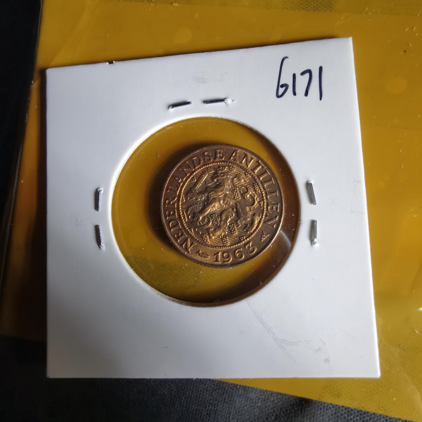 沼泽如烟--第1061场 荷属安的列斯1963年一分