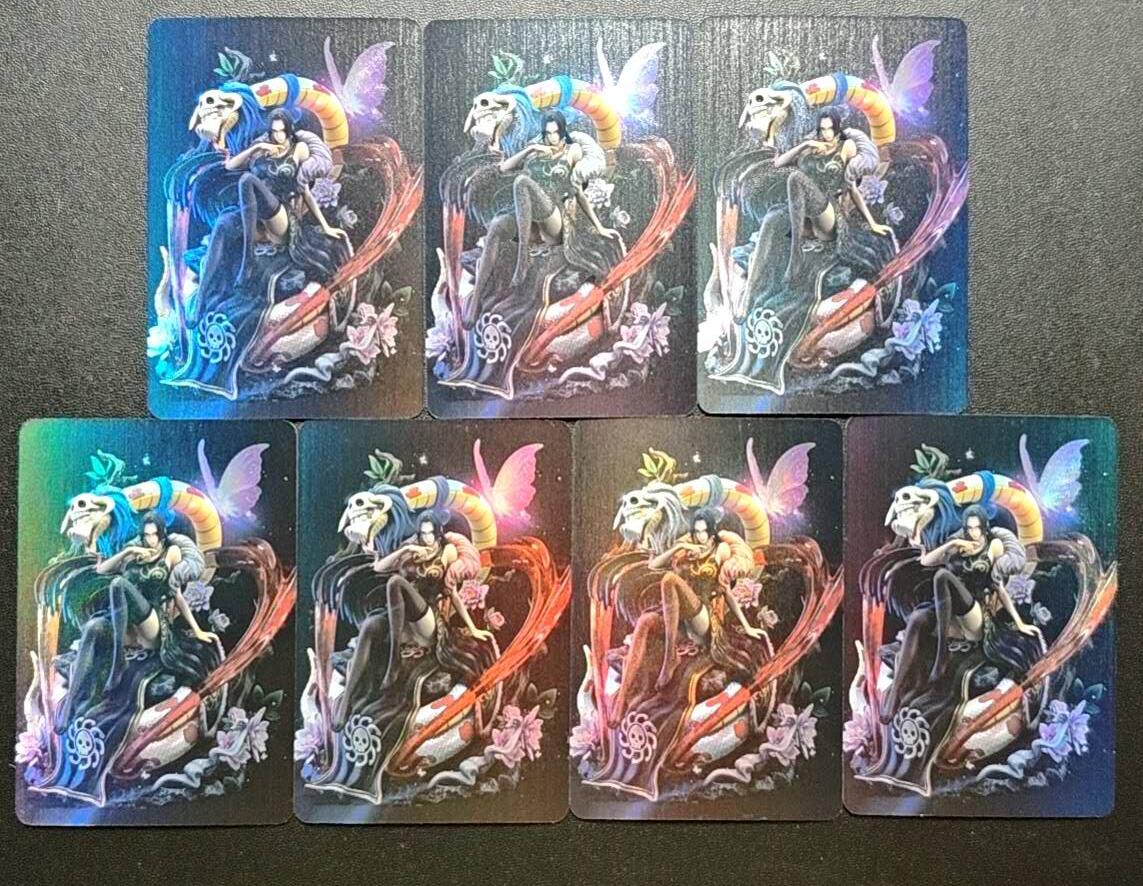 天玑星卡拍第188期《4.20周一截拍》持续收拍收评中 满赠卡需备注 宁缺卡牌 海贼王 波雅汉库克 粗闪 七张 自制卡