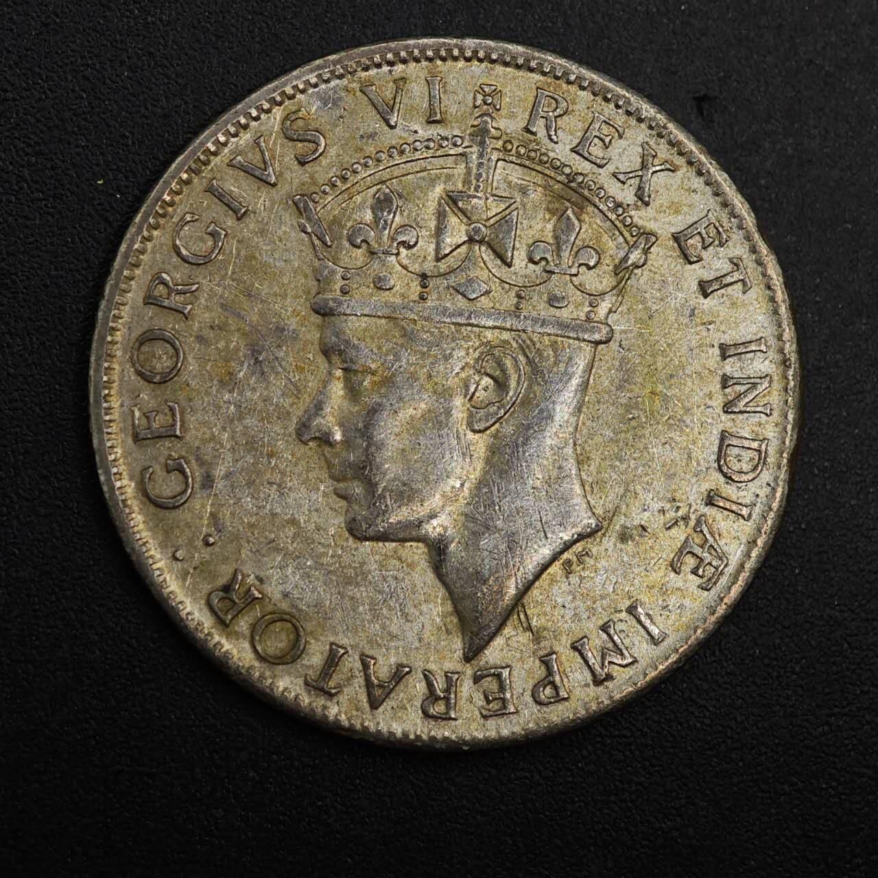 【淘币小摊】实时拍第八百九十三拍   散币场    每周一统一发货 英属东非1941年乔治六世一先令银币