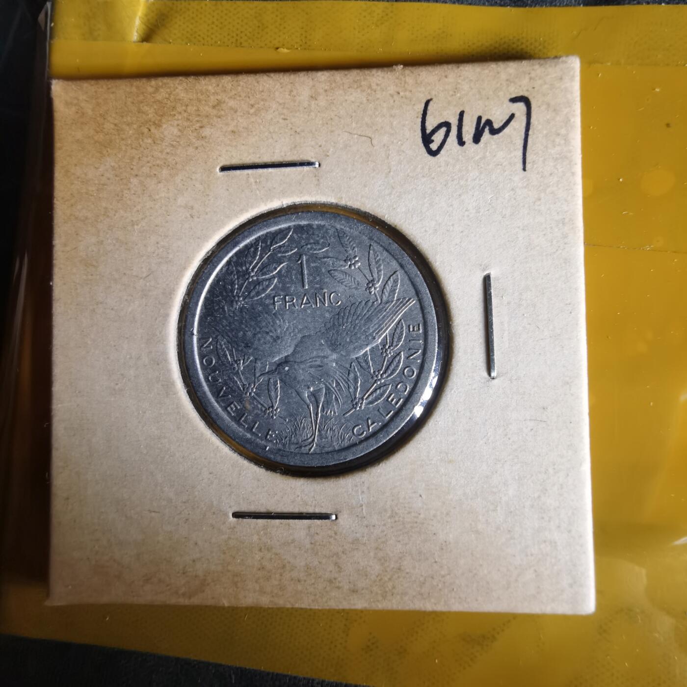 沼泽如烟--第1061场 法属新喀里多尼亚1977年1法郎