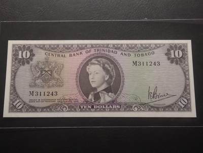 2026四月第三期，总第224期 特立尼达和多巴哥1964版10元AUNC 戎装女王 稀有的独立首版