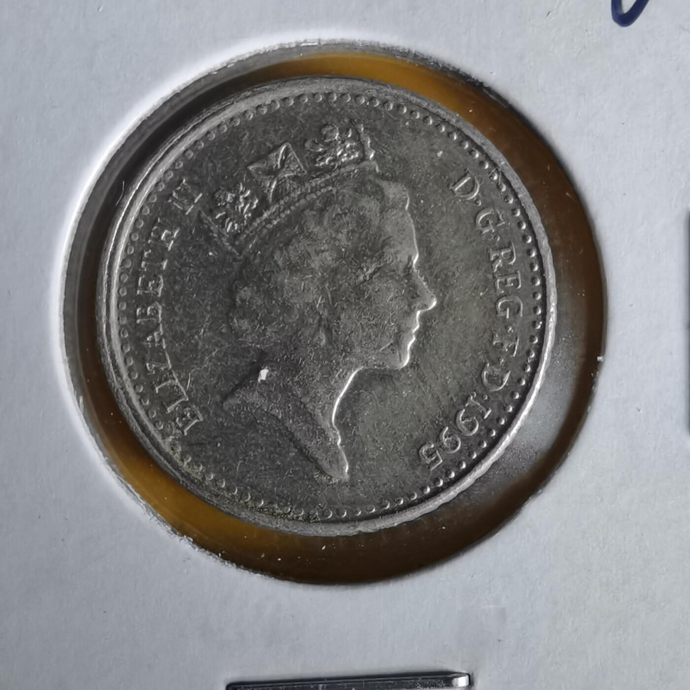 沼泽如烟--第1061场 英国1995年5便士