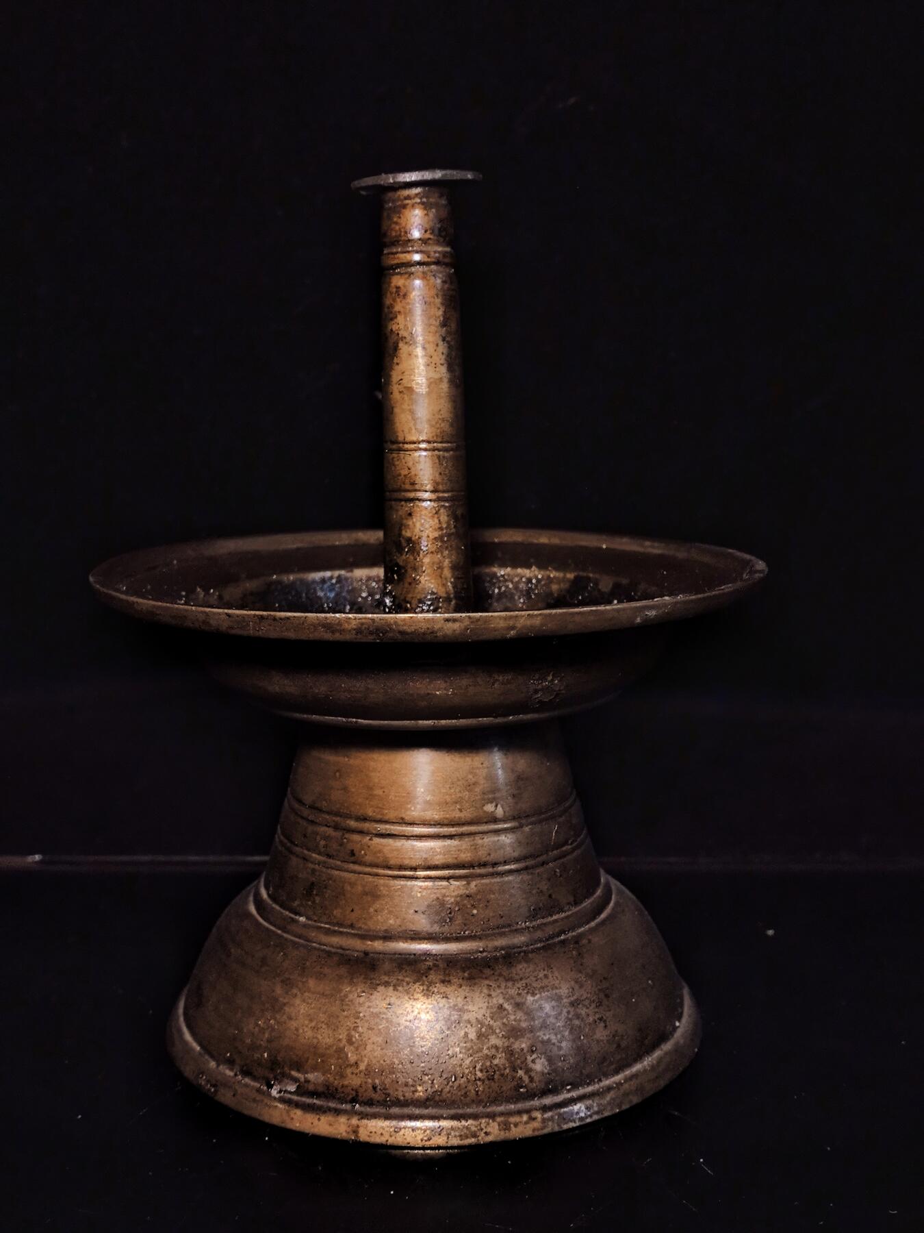 碧月说宝.雪域莲花开（二） 清代 藏传佛教供器酥油灯