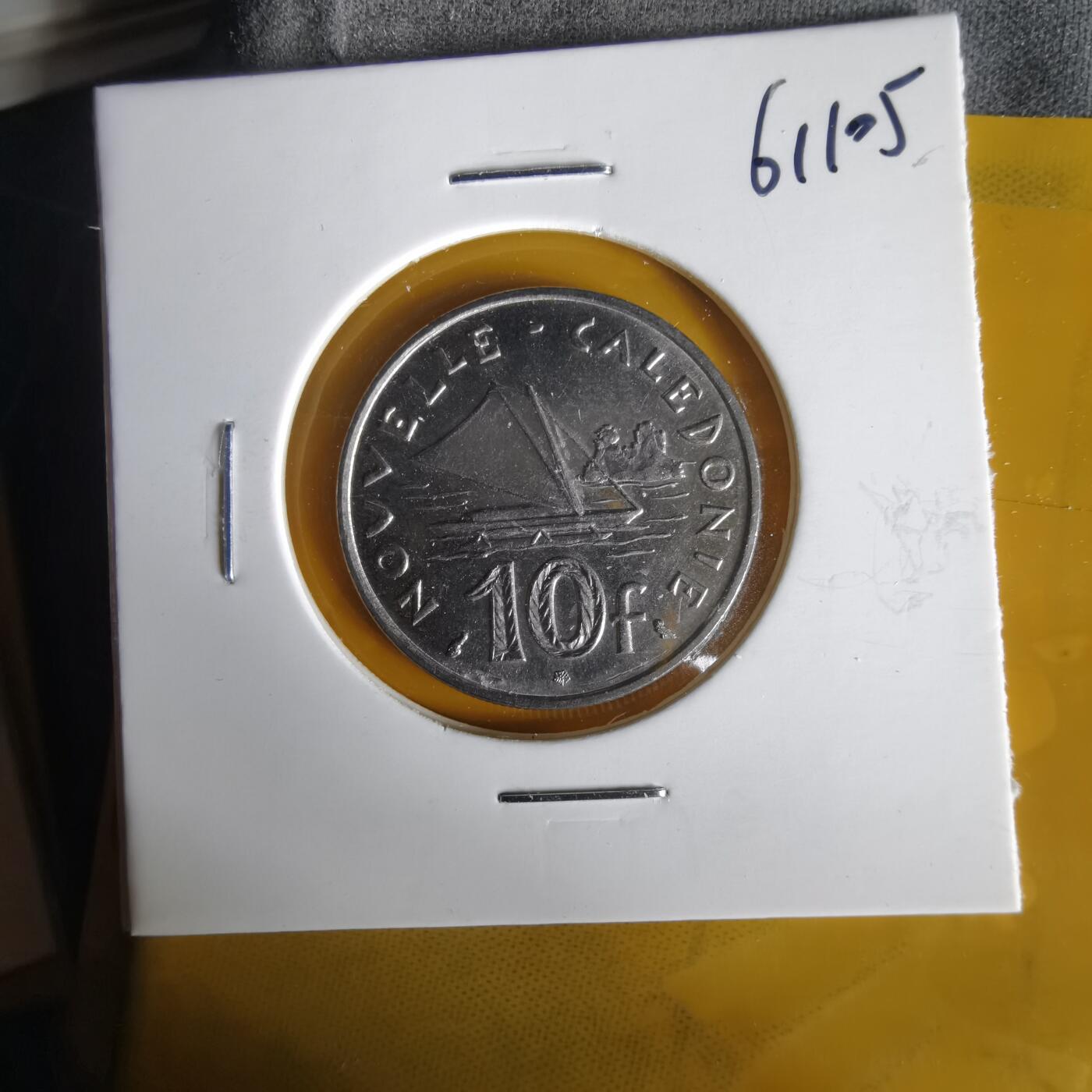 沼泽如烟--第1061场 法属新喀里多尼亚1972年10法郎