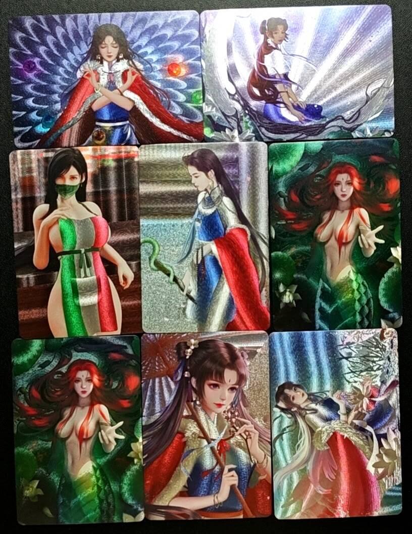 天玑星卡拍第188期《4.20周一截拍》持续收拍收评中 满赠卡需备注 宁缺卡牌 蒂法·洛克哈特 赵灵儿 粗闪 八张