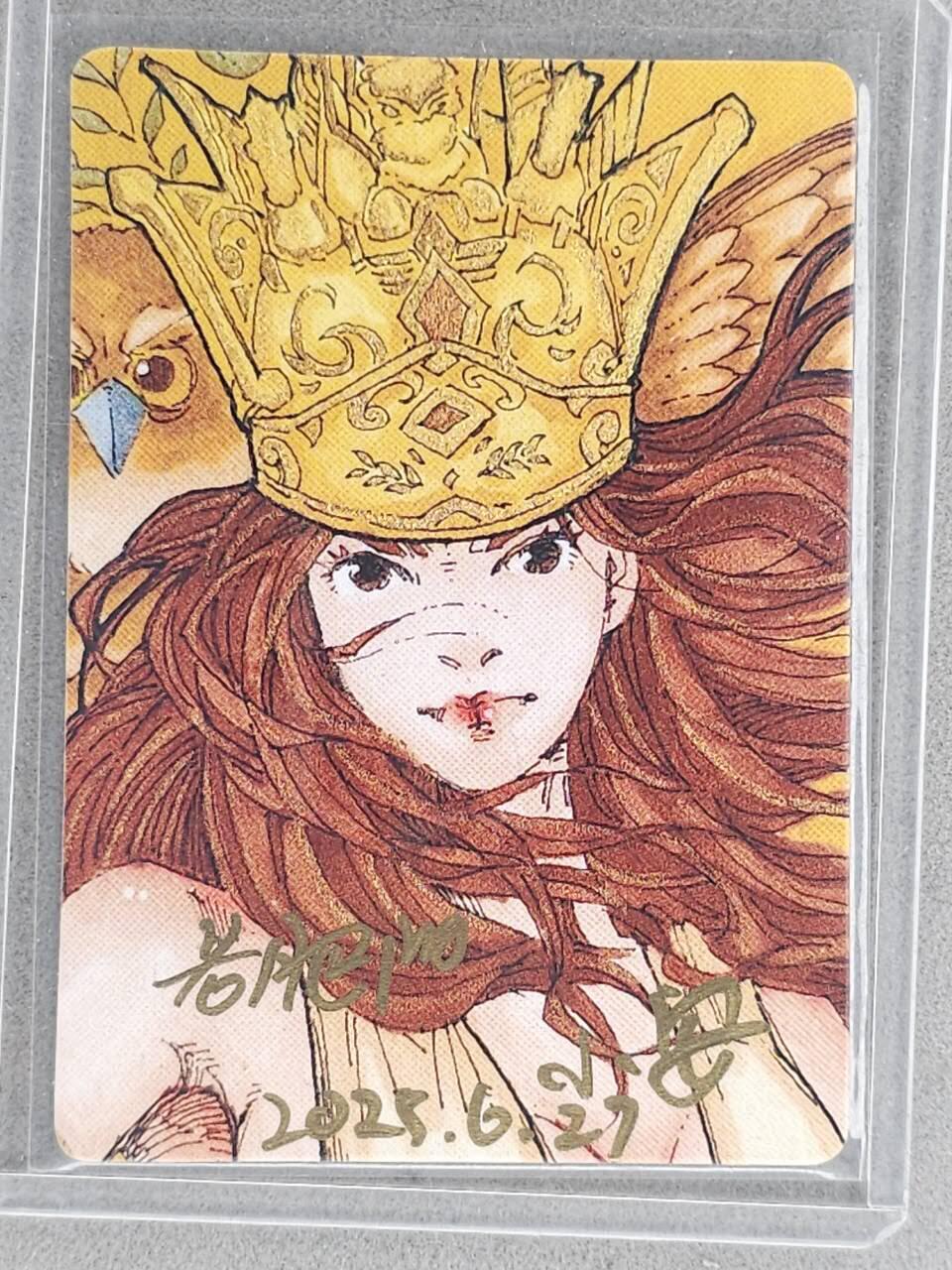 龙虎卡牌-八三场（满200元包邮，无佣金，每周六结拍，欢迎送拍） 【双亲签】普卡 小花瓣 - 雅典娜