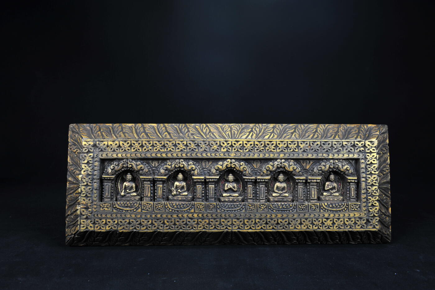 碧月说宝.雪域莲花开（二） 清代 五方佛经书板