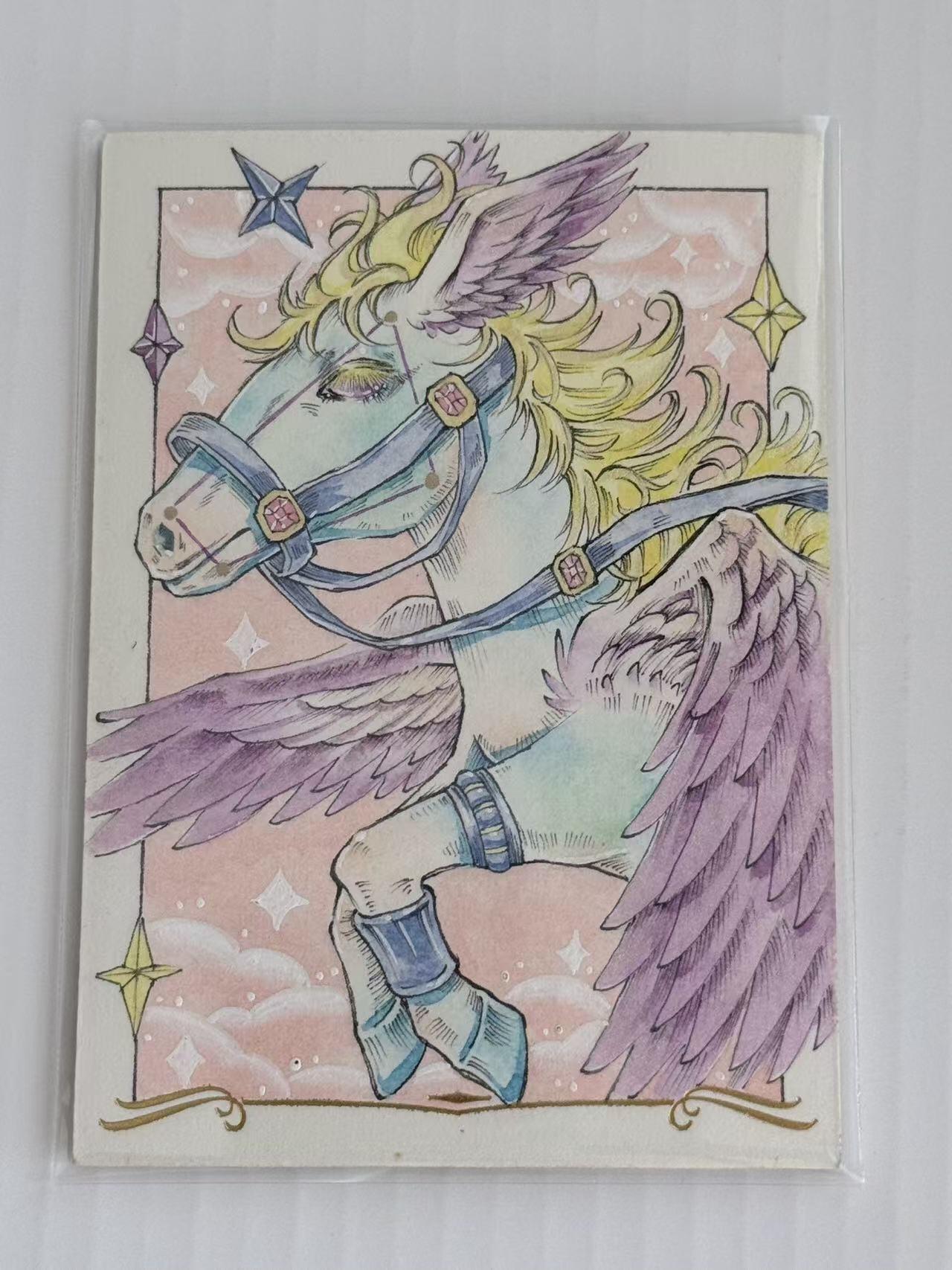 NO.30 好又多金牌大场，每周一站式配齐，方便凑单！（周6晚9点截拍，卖家送拍0抽成！） 【1/1手绘卡】圣域 画师Bianca（圣白）精品手绘卡 小马座 梦幻