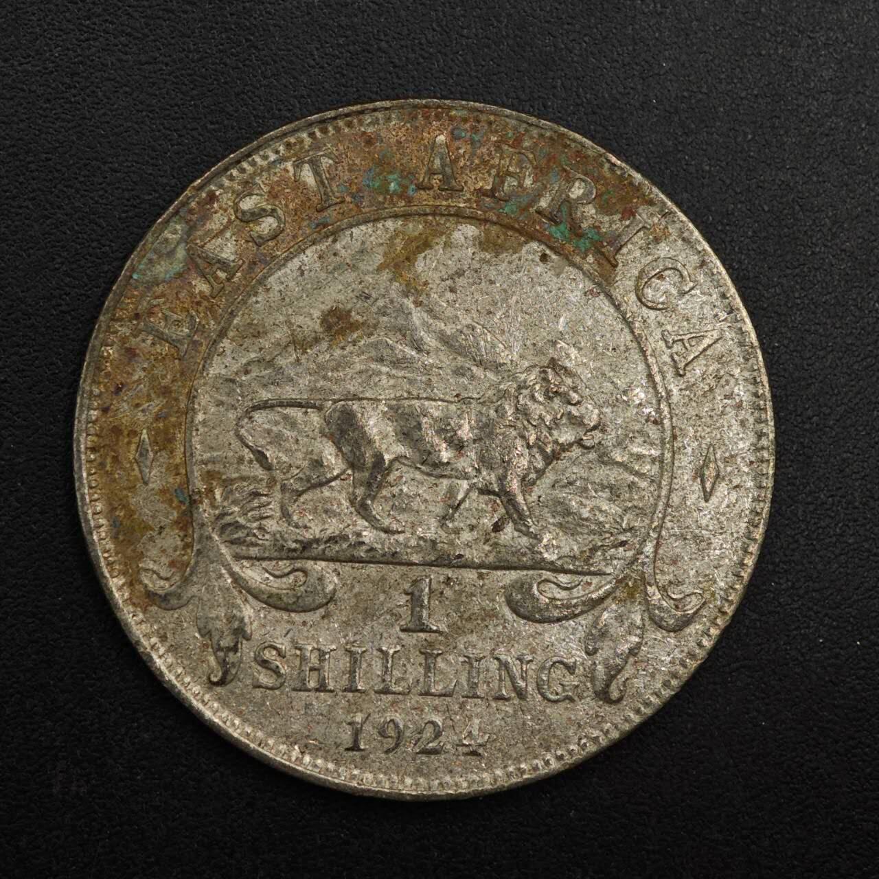 【淘币小摊】实时拍第八百九十三拍   散币场    每周一统一发货 英属东非1924年乔治五世一先令银币