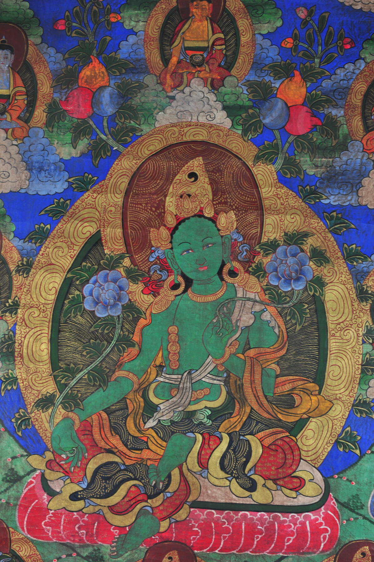 碧月说宝.雪域莲花开（二） 清代 绿度母唐卡