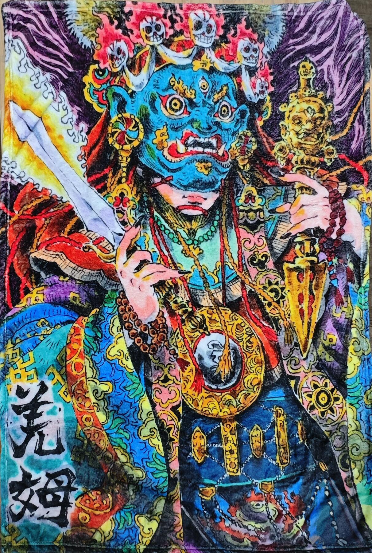 白泽拍卖卡牌手绘专场第35期（问东城春色，正谷雨，牡丹期） 2026 李尊奇 空调毯 尺寸：80cm*120cm，350g 全新未使用