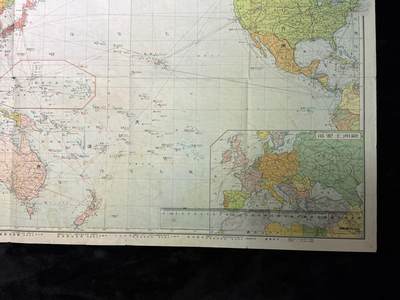 戎马世界章牌大赏第115期 勿忘国耻！日本1941年5月太平洋地区大地图 太平洋战争爆发前夕地图 包括伪满洲国 伪蒙古 法属印度支那 德国占领波兰 法国，乃至整个中欧，是研究那一时期政治军事的一手资料