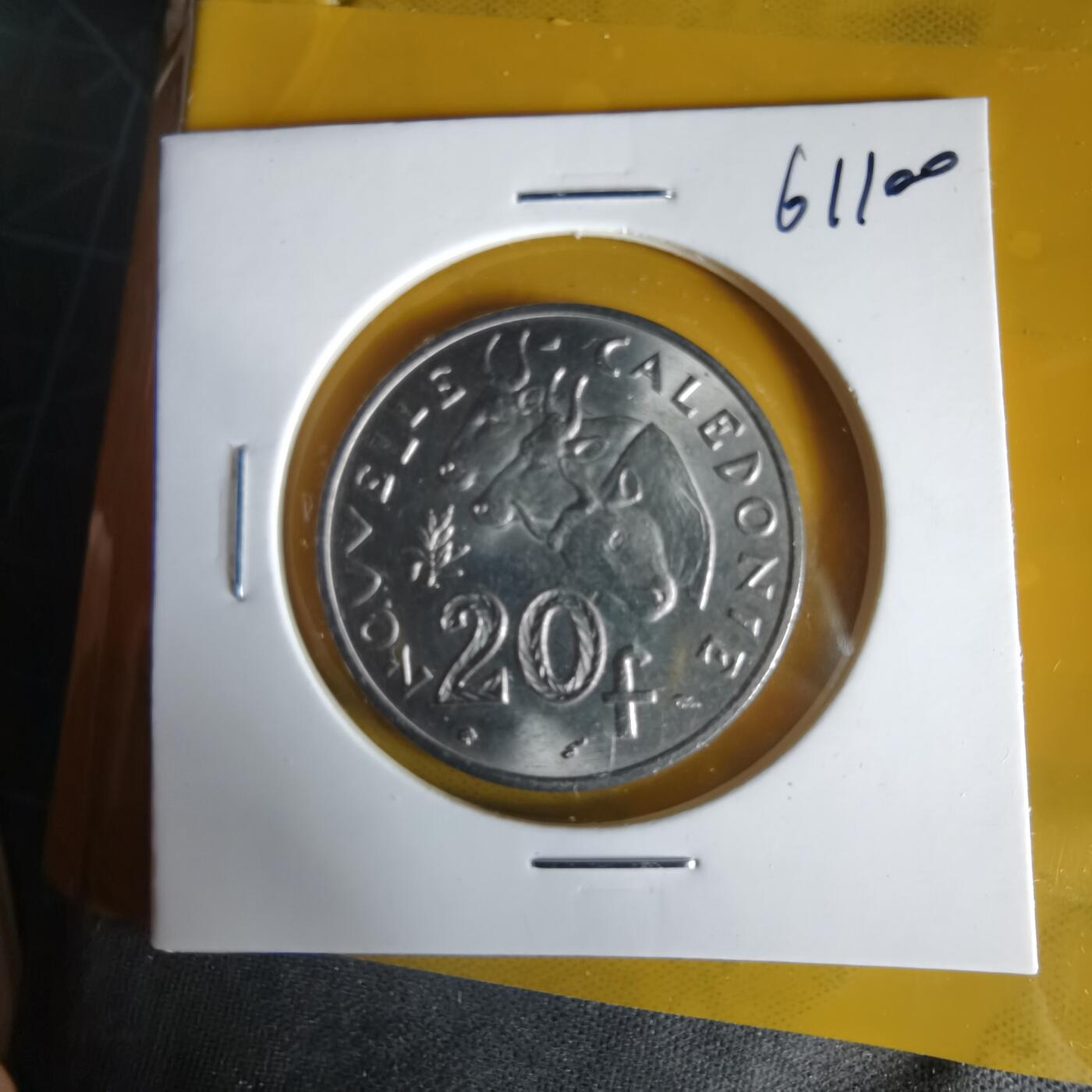 沼泽如烟--第1061场 法属新喀里多尼亚1977年20法郎