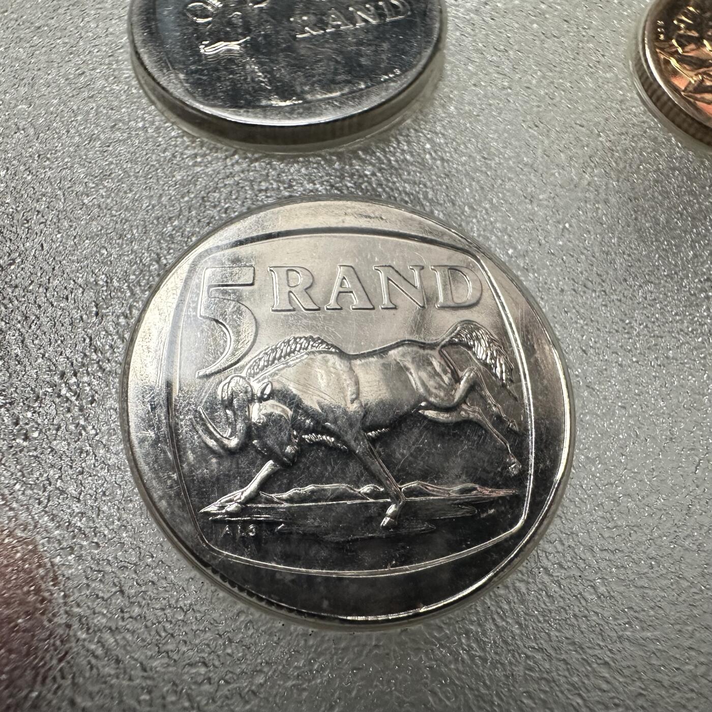 🌹外币初藏🌹🐯2026年第44场   每周二四六晚8️⃣点  世界硬币 南非 1996年 流通硬币套装 原厂包装