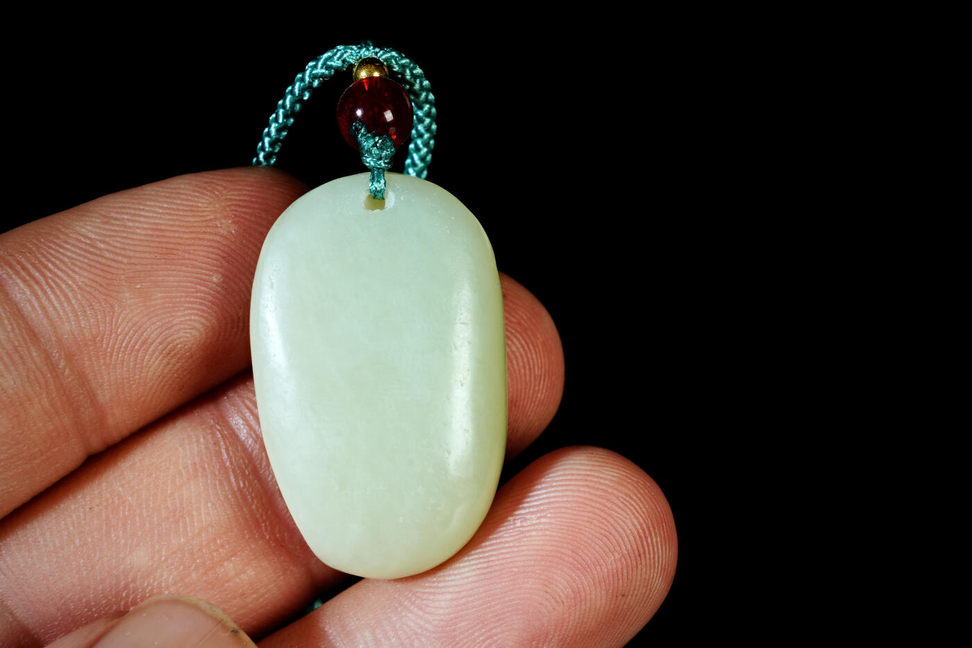 上海都达杂项专场八十一【全场包邮】  天然和田玉精雕《财神》挂件97-48