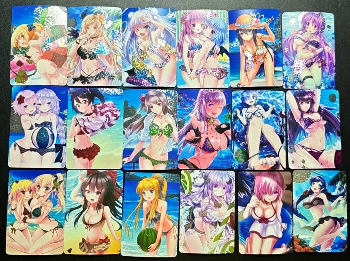 天玑星卡拍第188期《4.20周一截拍》持续收拍收评中 满赠卡需备注 动漫美女 钻闪 18张 自制卡