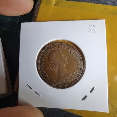 沼泽如烟--第1060场 英国1962年半便士