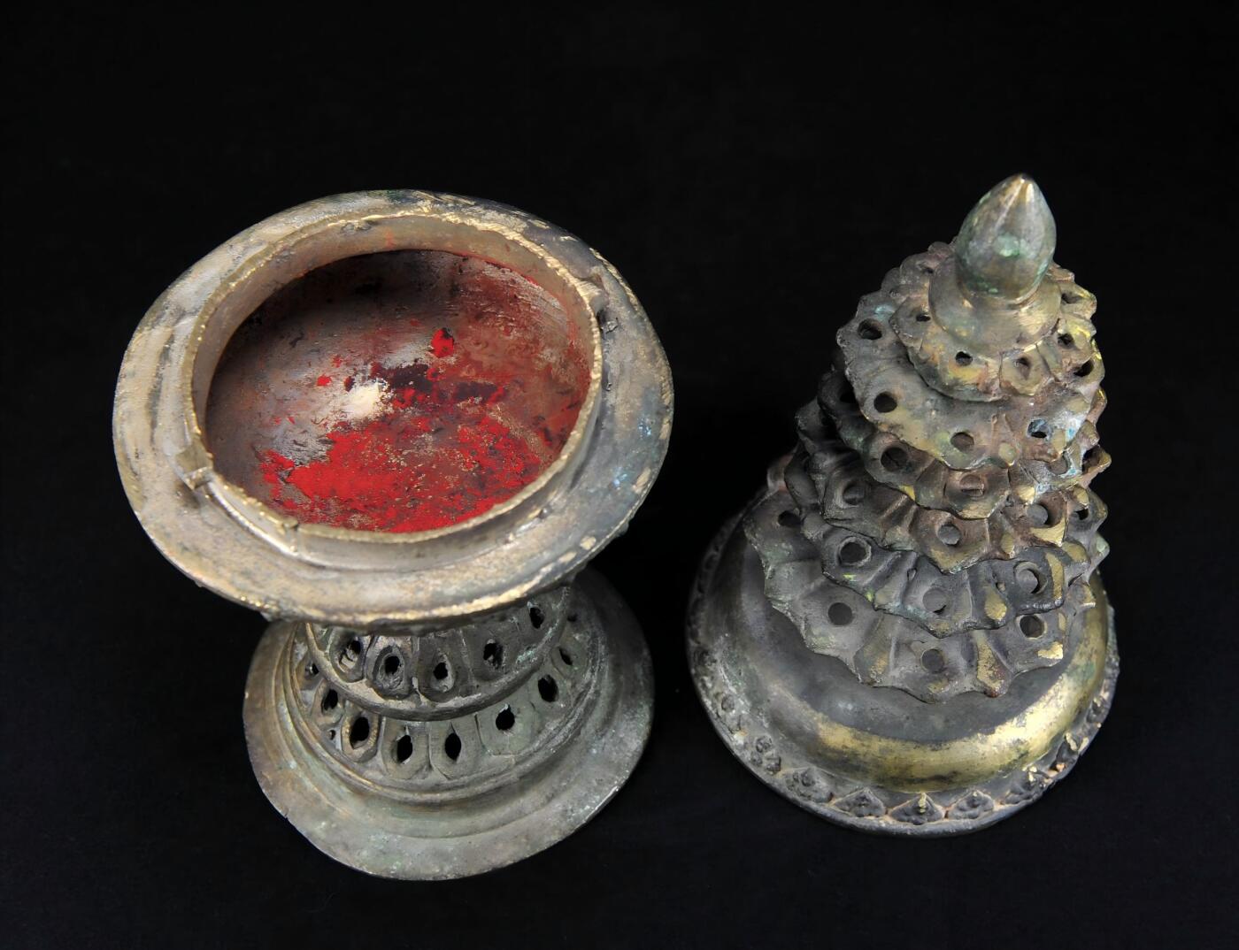 碧月说宝.雪域莲花开（二） 清代 铜舍利供奉塔