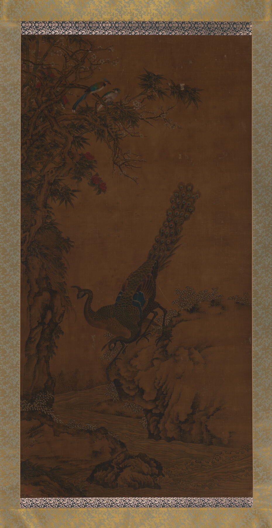 碧月说宝. 近现代书画专场（十） 佚名 富贵锦鸡图