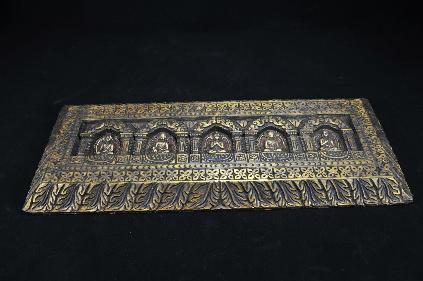 碧月说宝.雪域莲花开（二） 清代 五方佛经书板