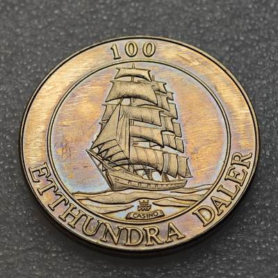  【淘币小摊】限时拍第八百九十五拍  埃塞俄比亚留尼旺比利时意大利场    每周一统一发货 芬兰奥兰岛1994年100达勒非法货币