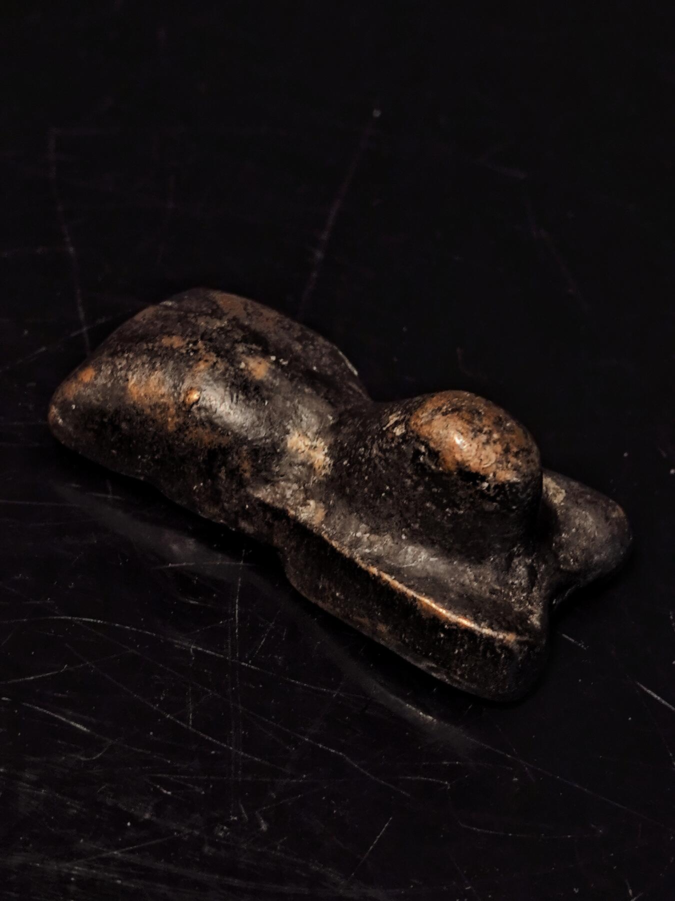 碧月说宝.雪域莲花开（二） 清代 黑漆古雪狮