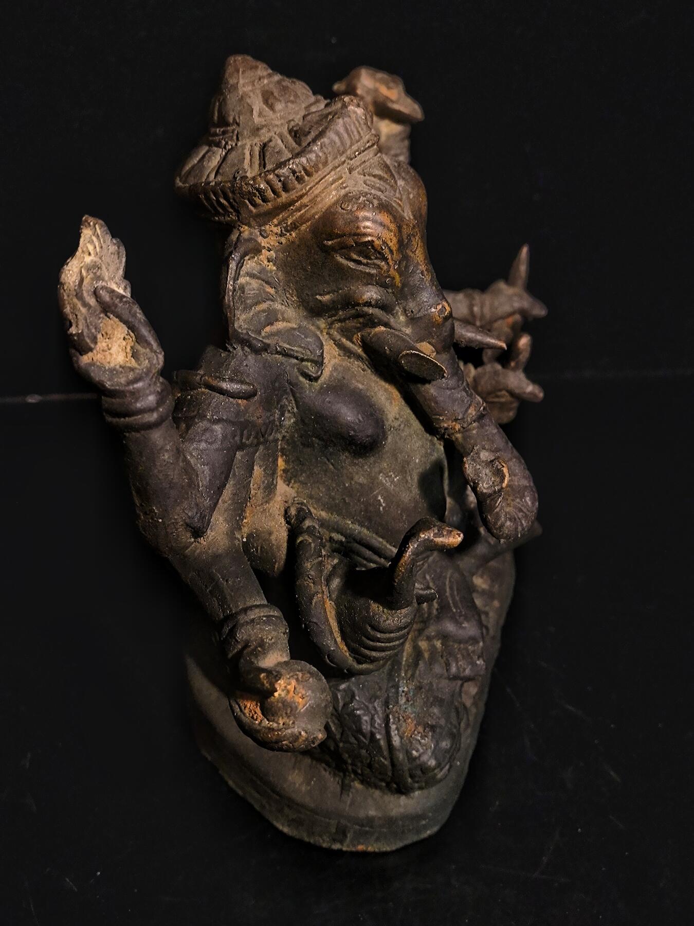 碧月说宝.雪域莲花开（二） 清代 象鼻天财神座像