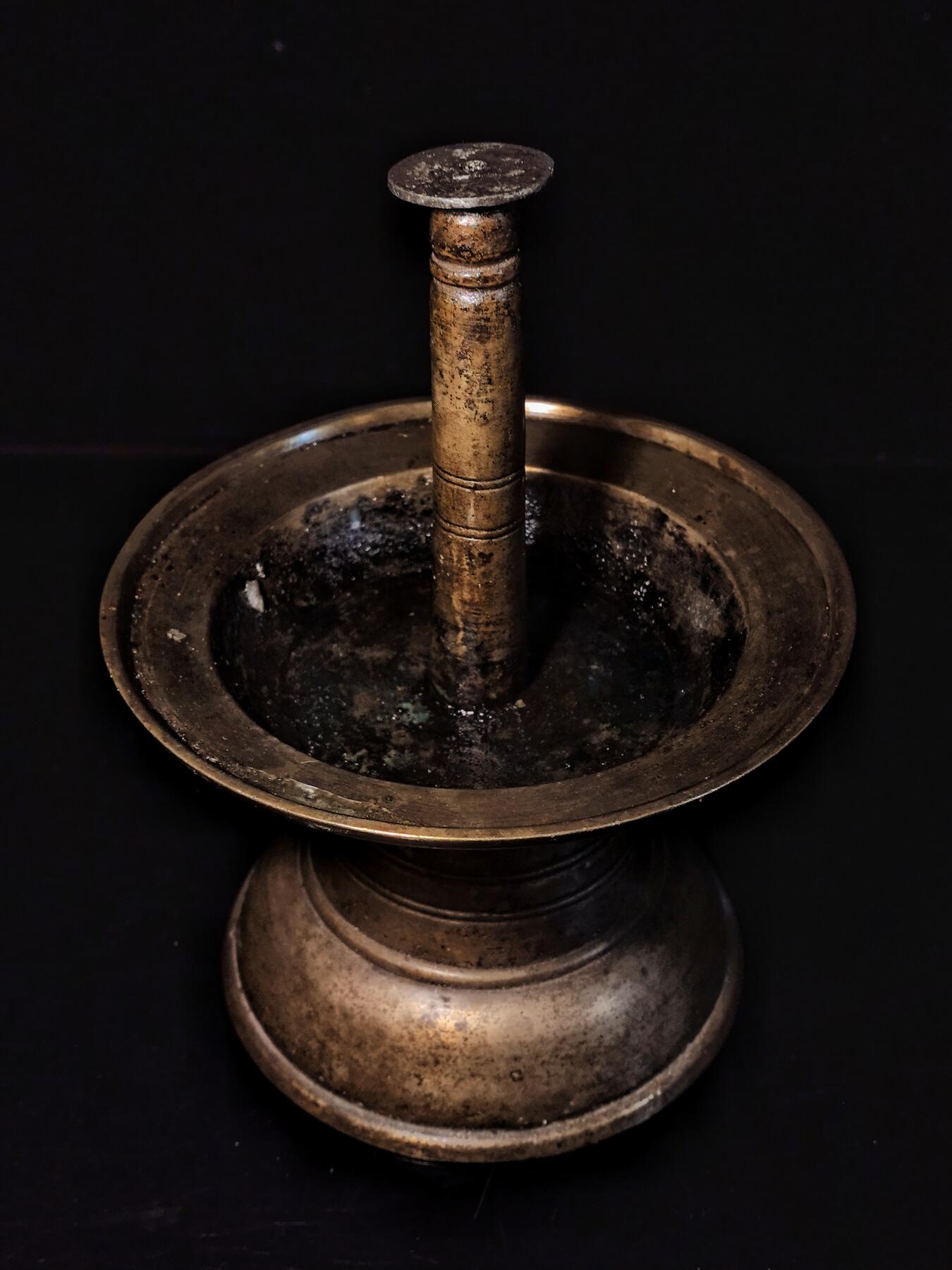 碧月说宝.雪域莲花开（二） 清代 藏传佛教供器酥油灯