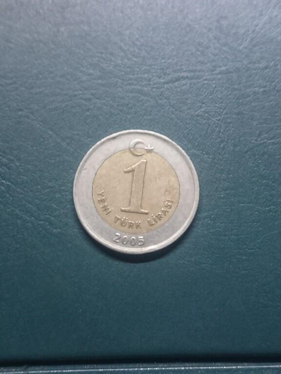 松南世界钱币——260416 土耳其1里拉