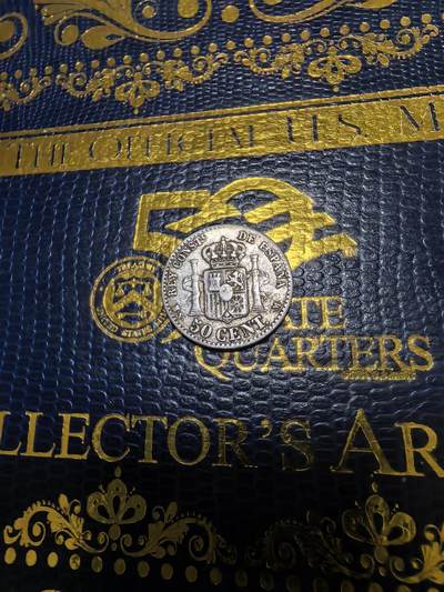 长老汇马年精选第十八场拍卖 1880西班牙阿方索十二世50分银币，2.5克835银（2）