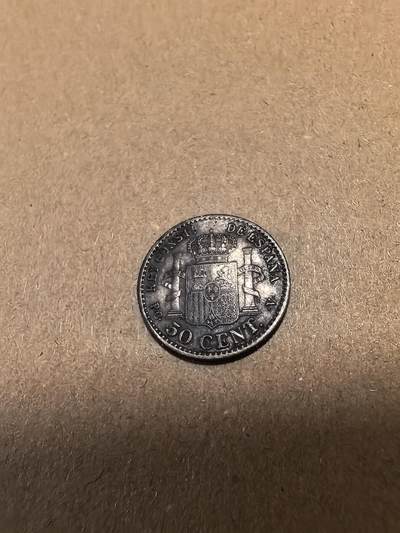 长老汇马年精选第十八场拍卖 1904PCV西班牙阿方索十三世50分银币，2.5克835银，数量仅有SMV版1/4不到（6）
