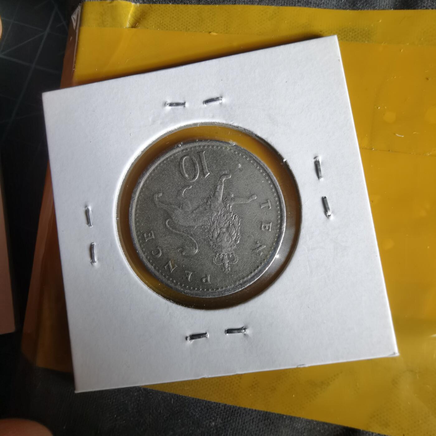 沼泽如烟--第1061场 英国1992年10便士