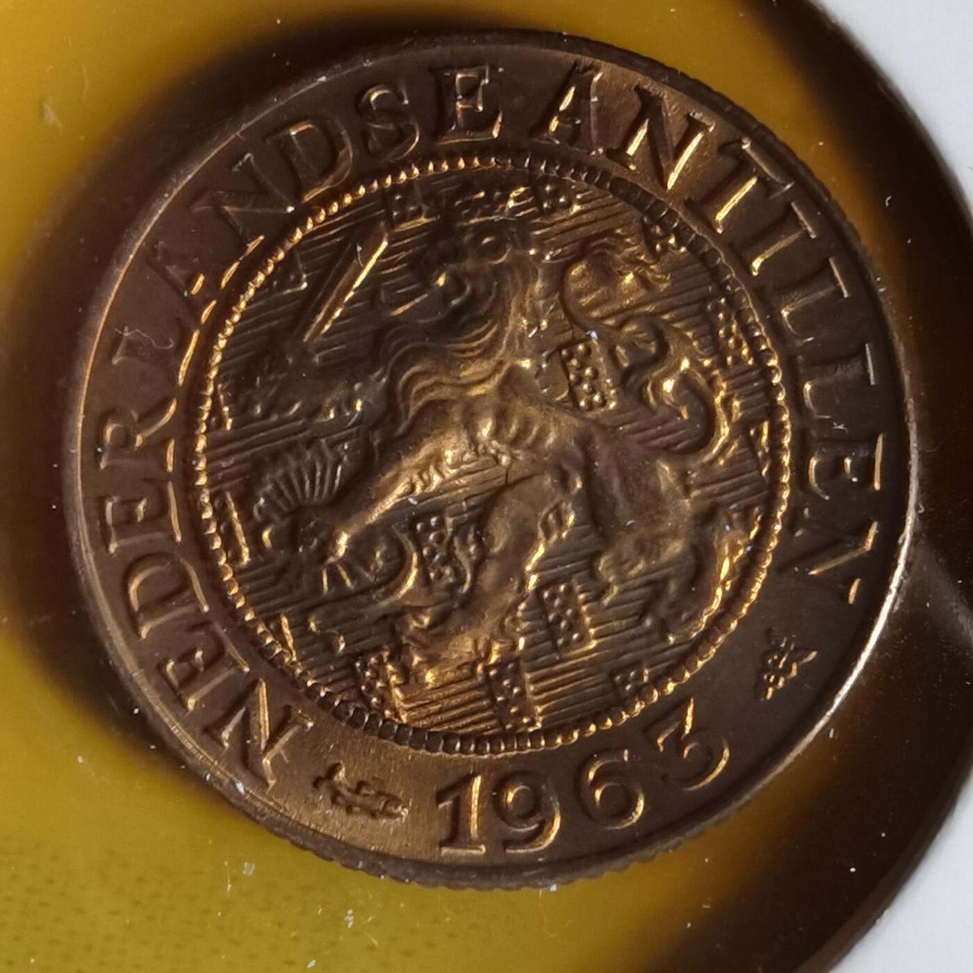 沼泽如烟--第1061场 荷属安的列斯1963年一分