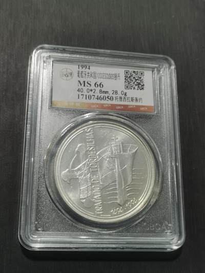 天下钱庄专场欢迎参拍 - 葡萄牙1000埃斯库多银币