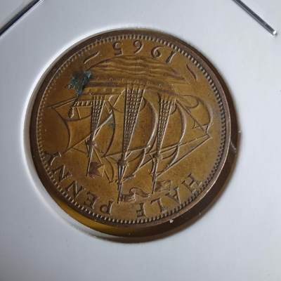 沼泽如烟--第1060场 英国1965年半便士