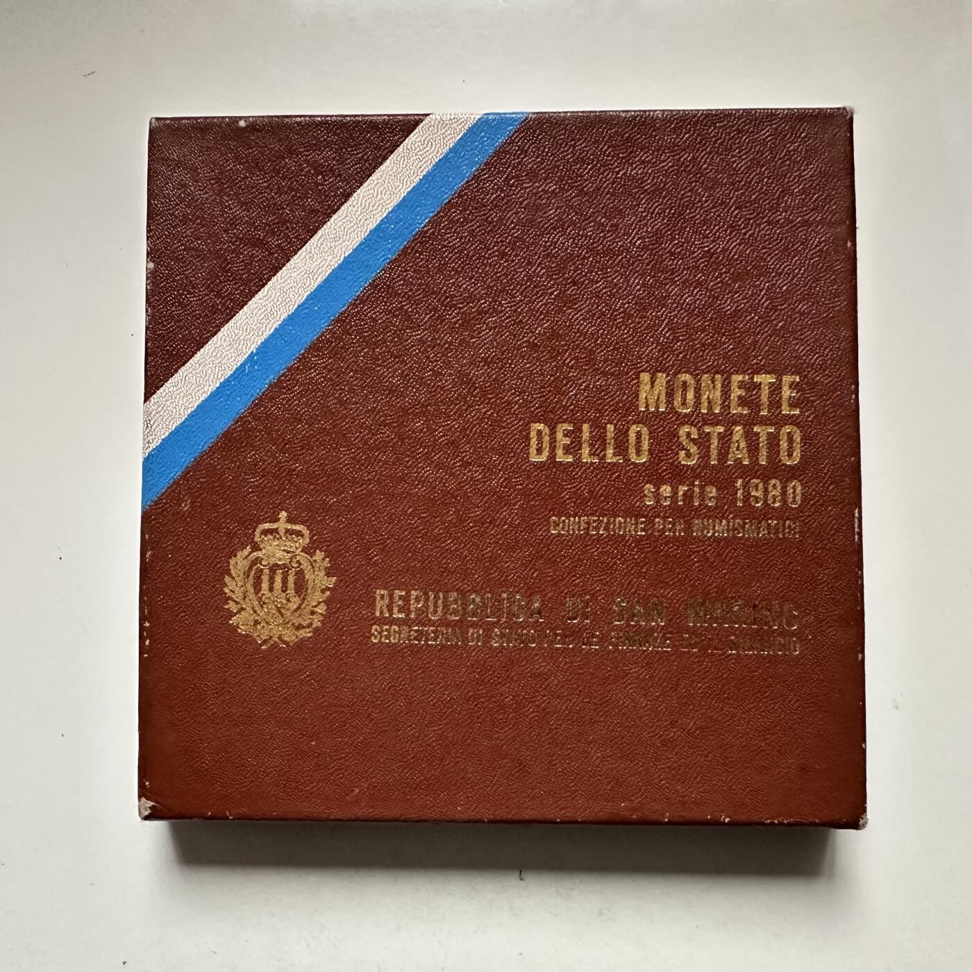 🌹外币初藏🌹🐯2026年第44场   每周二四六晚8️⃣点  世界硬币 圣马力诺1980年莫斯科奥运会纪念套币 原厂包装含一枚11克银币