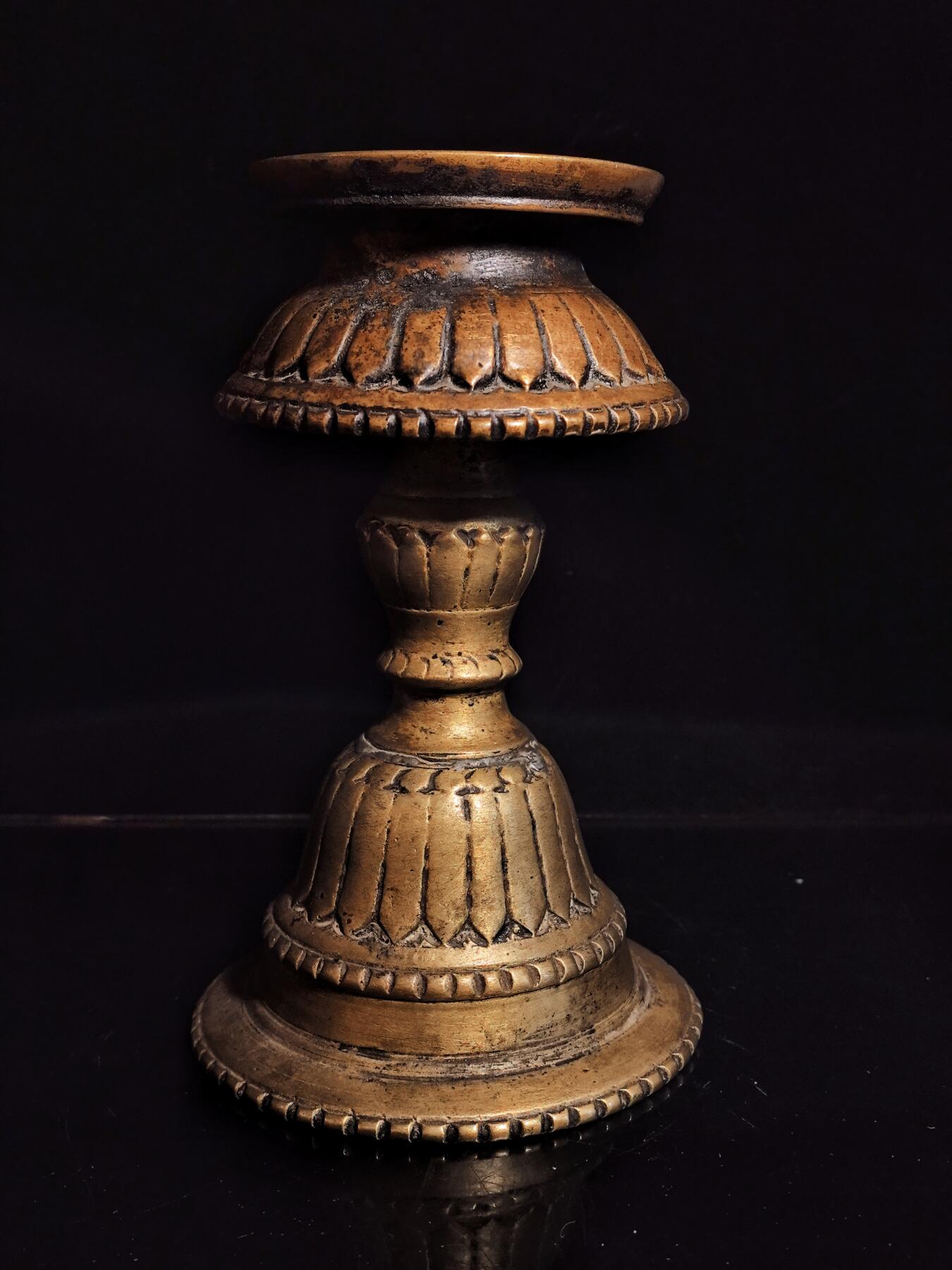 碧月说宝.雪域莲花开（二） 清代 藏传佛教供器酥油灯